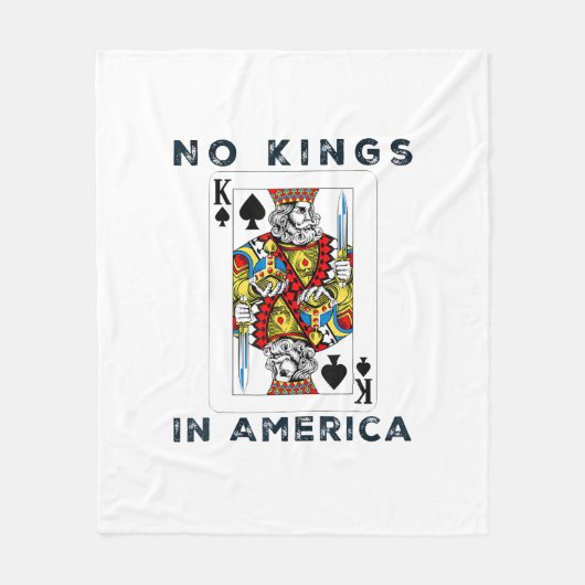 No Kings In America We The People Creative Style フリースブランケット (正面)