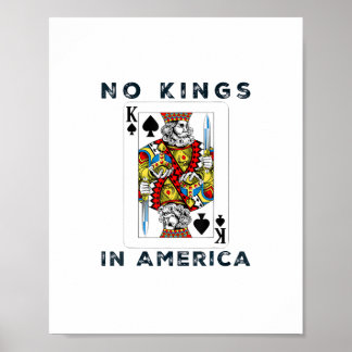 No Kings In America We The People Creative Style ポスター