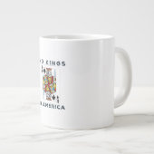 No Kings In America We The People Political Creati ジャンボコーヒーマグカップ (正面右)