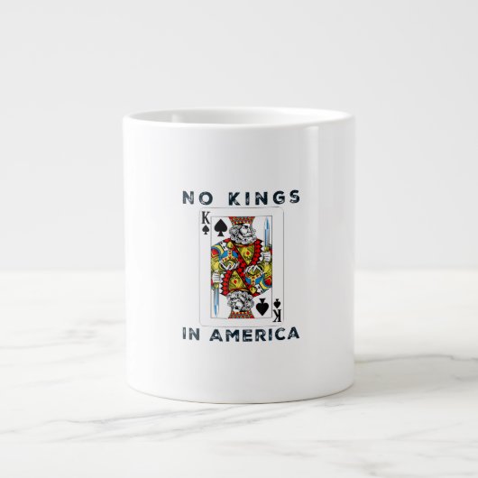 No Kings In America We The People Political Creati ジャンボコーヒーマグカップ (正面)