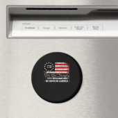 No Kings In America We The People Retro Cool マグネット (インサイチュ (食洗機))