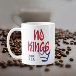 No Kings in the USAクラシック Mug – 赤と青 コーヒーマグカップ