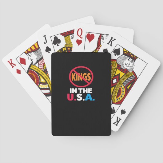 No Kings In The USA トランプ (裏面)