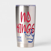 No Kings in the USA Thermal Tumbler - Hot Drink 保温保冷タンブラー (正面)