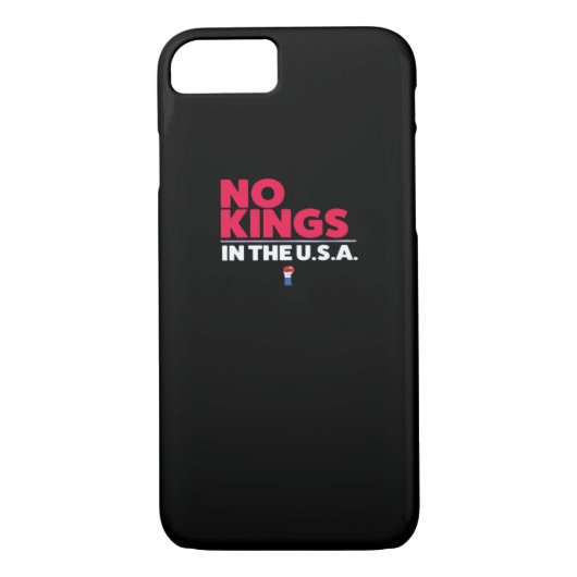 No Kings In The USA Trendy Graphic Case-Mate iPhoneケース (裏面)