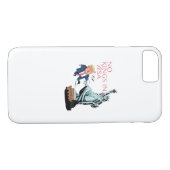 No Kings In USA Statue Of Kicking Out Fump Classic Case-Mate iPhoneケース (裏面(横))