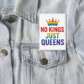 No Kings Just Queens Button 缶バッジ (インサイチュ)