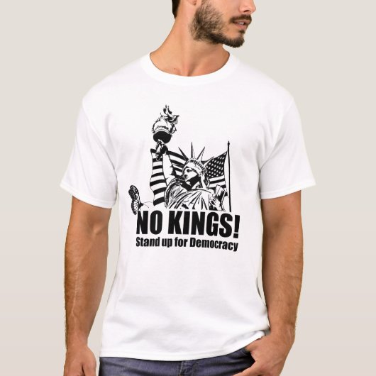 No Kings Lady Liberty Tシャツ (正面)