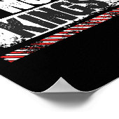 No Kings No Authoritaries Trump March Walk Stand ポスター (角)