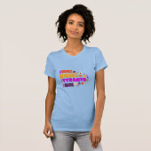 No Kings No Facsists No Tyrants No Nazis baby blue Tシャツ (正面フル)