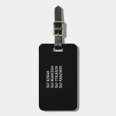 No Kings No Masters No Tyrants No Fascists Style ラゲッジタグ (正面縦)