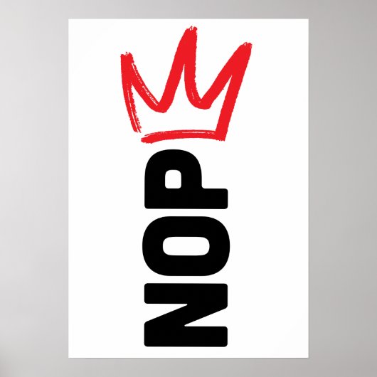No Kings NOPE Poster ポスター (正面)