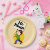 No Kings Paper Plate ペーパープレート (パーティー)
