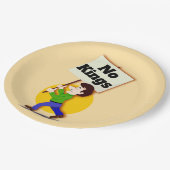 No Kings Paper Plate ペーパープレート (アングル)