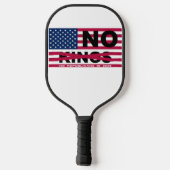 "NO kings" Pickleball Paddle ピックルボールラケット (裏面)