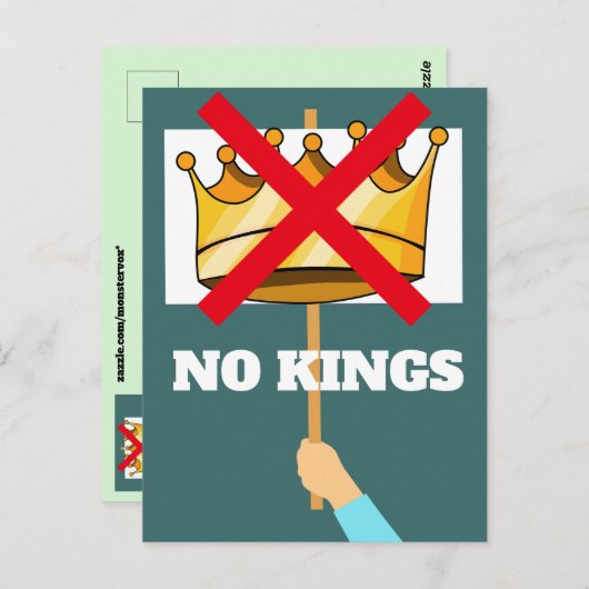 No Kings Postcard ポストカード (正面/裏面)