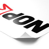 No Kings Poster フォトプリント (角)