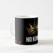 No Kings Protest コーヒーマグカップ (正面左)