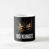 No Kings Protest コーヒーマグカップ (中央)