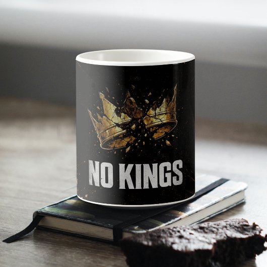 No Kings Protest コーヒーマグカップ