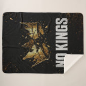 No Kings Protest シェルパブランケット (正面(横))