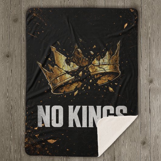 No Kings Protest シェルパブランケット