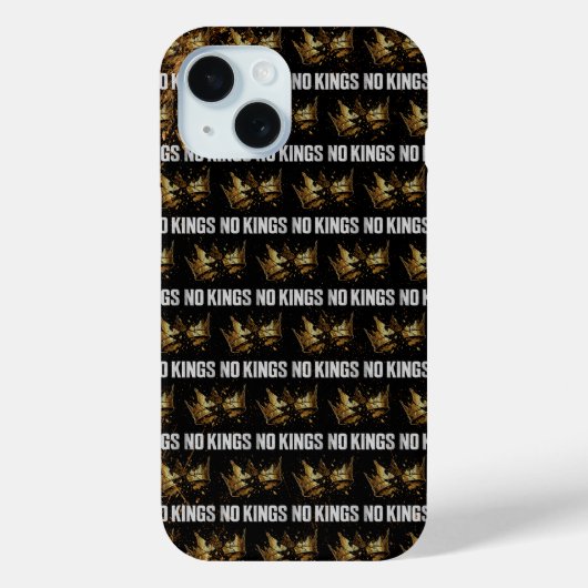 No Kings Protest Case-Mate iPhoneケース (裏面)