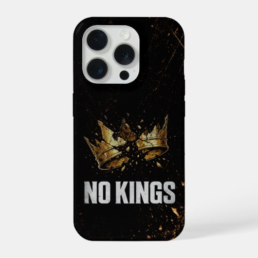 No Kings Protest iPhoneケース (裏面)