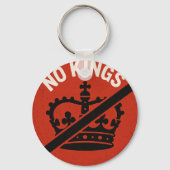 No Kings Protest Symbol キーホルダー (正面)
