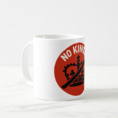 No Kings Protest Symbol コーヒーマグカップ (正面左)