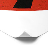 No Kings Protest Symbol ポスター (角)