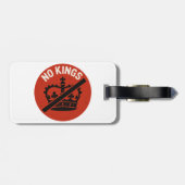 No Kings Protest Symbol ラゲッジタグ (裏面横)