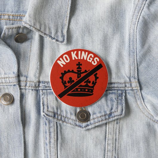 No Kings Protest Symbol 缶バッジ (インサイチュ)