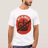 No Kings Protest Symbol Tシャツ (正面)