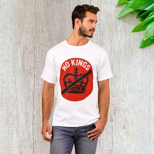 No Kings Protest Symbol Tシャツ