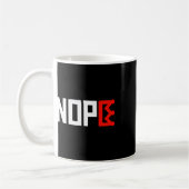 No Kings Repetition Sign Horizontal コーヒーマグカップ (左)