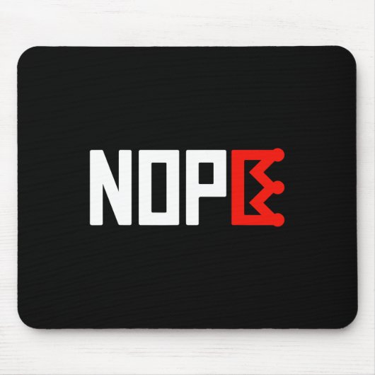 No Kings Repetition Sign Horizontal マウスパッド (正面)