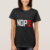 No Kings Repetition Sign Horizontal Tシャツ (正面)