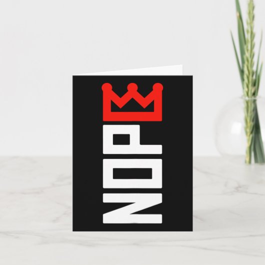 No Kings Repetition Sign Vertical カード (正面)