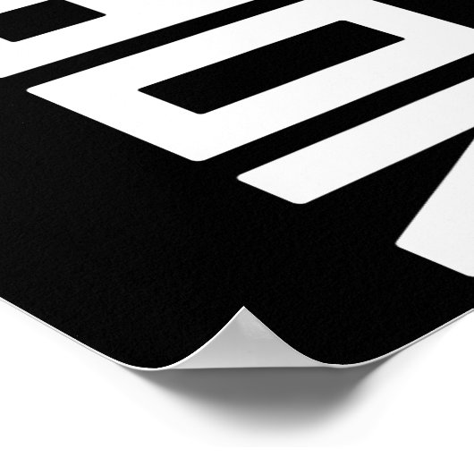 No Kings Repetition Sign Vertical ポスター (角)