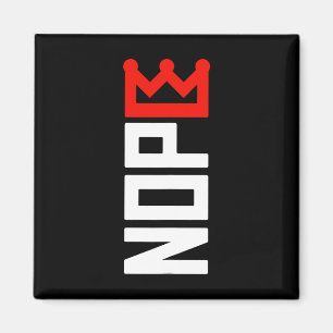 No Kings Repetition Sign Vertical マグネット