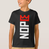No Kings Repetition Sign Vertical Tシャツ (正面)
