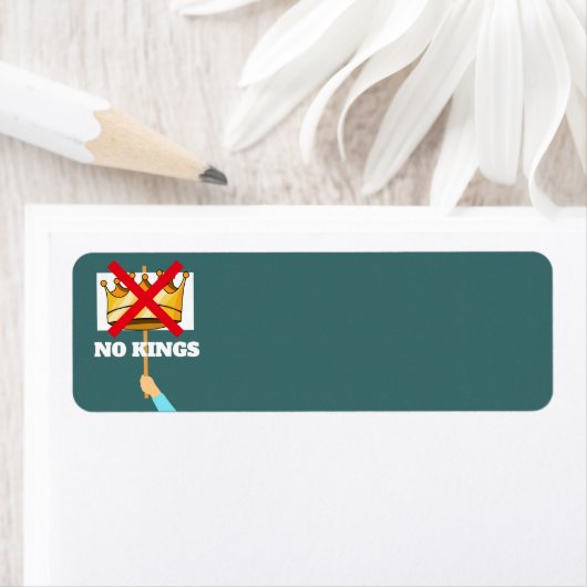 No Kings Return Address Label ラベル (インサイチュ)
