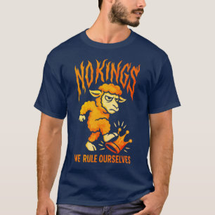 No Kings Sheep反逆Tシャツ Tシャツ