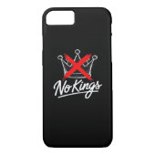 No Kings Simple Crown With Cross Artistic Design Case-Mate iPhoneケース (裏面)