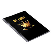 No Kings. Simple Yet Impactful Visual Of A Destroy ノートブック (右側)