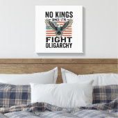 No Kings Since 1776 Patriotic Eagle Vintage Shirt  キャンバスプリント (インサイチュ (寝室))