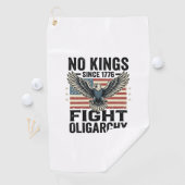No Kings Since 1776 Patriotic Eagle Vintage Shirt  ゴルフタオル (インサイチュ)