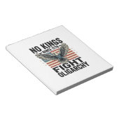 No Kings Since 1776 Patriotic Eagle Vintage Shirt  ノートパッド (アングル)