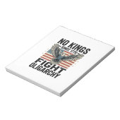 No Kings Since 1776 Patriotic Eagle Vintage Shirt  ノートパッド (回転)